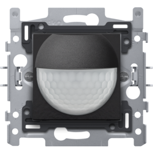 Bewegingsmelder 180° met schakelcontact Piano Black Coated 200-78010