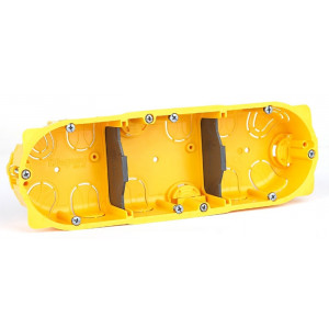 Inbouwdoos holle wand 3-voudig