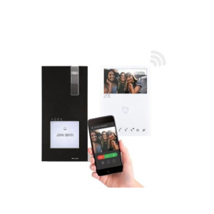 Quadra kit mini handsfree 2-draads met wifi - BLACK