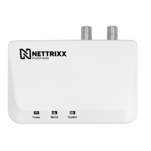 Internet over coax adapter UITBREIDING