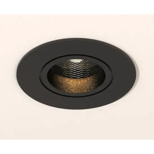 Inbouwspot rond GU10 ZWART