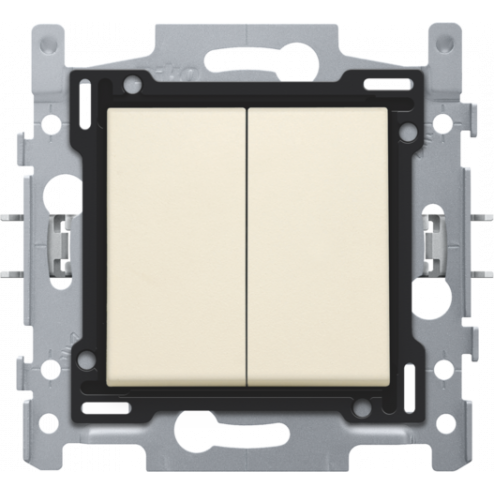 100-65000-Drukknop set 2X No Creme 100-65000-Niko
