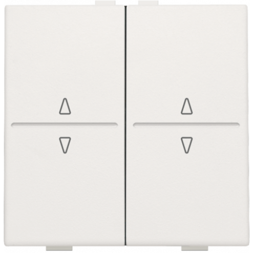 101-00010-Toets 2X RF / Bus O/N White 101-00010-Niko