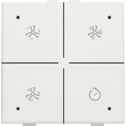 101-52054-Home Control Ventilatie + LED White 101-52054-Niko