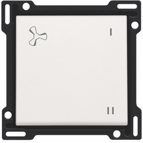 101-61106-Toets met ventilatieaanduiding White 101-61106-Niko