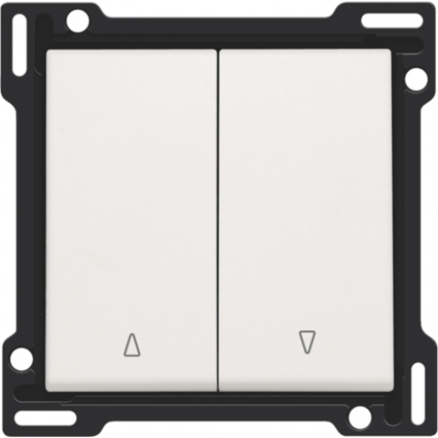 101-65914-Knoppen Tweevoudige Rolluikschakelaar White 101-65914-Niko