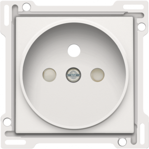 101-66101-Centraalplaat stopcontact 21mm White 101-66101-Niko