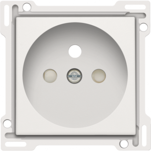 101-66601-Centraalplaat Stopcontact 28,5mm White 101-66601-Niko
