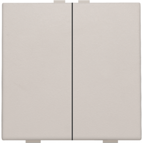 102-51002-Home Control Tweevoudige Drukknop Light Grey 102-51002-Niko