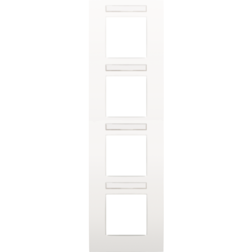 120-76401-Afdekpl Viervoudig 71 White Intense White 120-76401-Niko
