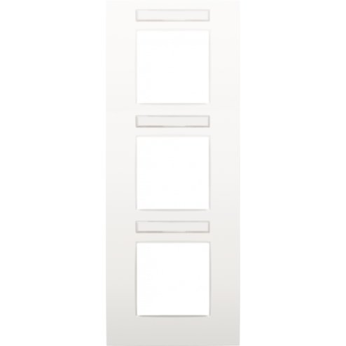 120-76701-Afdekpl Drievoudig 71 White Intense White 120-76701-Niko