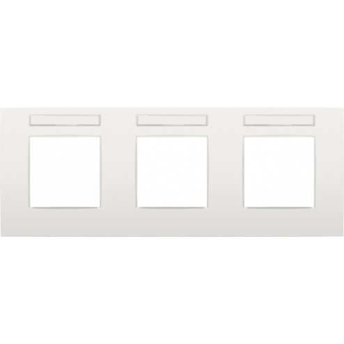 120-76702-Afdekpl Drievoudig 71 White Intense White 120-76702-Niko