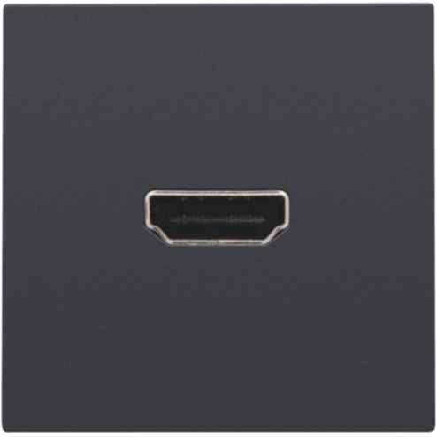 122-69416-Afwerkset HDMI Schroef Athracite 122-69416-Niko