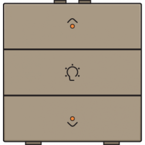 123-52043-Home Control Dimbediening + LED Bronze 123-52043-Niko