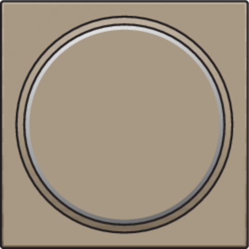 123-64006-Drukknop set zonder symbool Bronze 123-64006-Niko