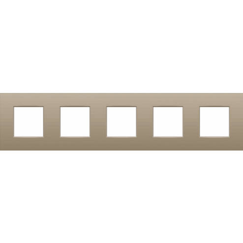 123-76005-Afdekplaat 5-voudig 71mm Bronze 123-76005-Niko