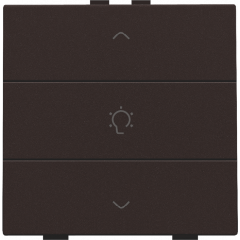 124-51043-Home Control Dimbediening Dark Brown 124-51043-Niko