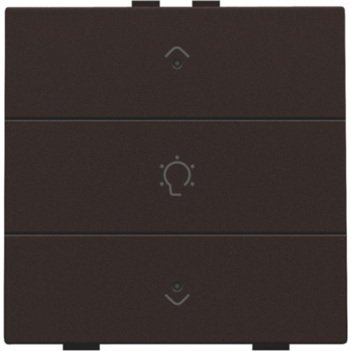 124-52043-Home Control Dimbediening + LED Dark Brown 124-52043-Niko