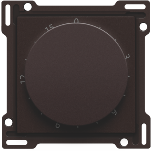 124-64806-Afwerkingsset Timer 15 min Dark Brown 124-64806-Niko