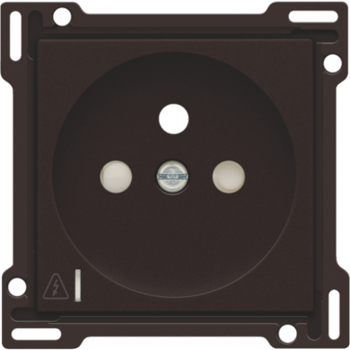 124-66606-Centraalplaat Overspanning 28,5mm Dark Brown 124-66606-Niko