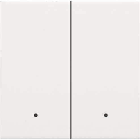 154-32004-Set tweevoudige drukknop voor slimme schakelaar met feedback White Coated 154-32004-Niko