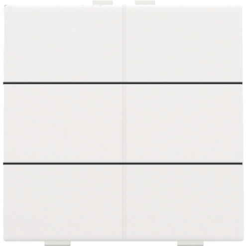154-51006-Home Control Zesvoudige Drukknop White Coated 154-51006-Niko