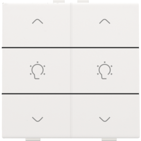 154-51046-Home Control Dubbele Dimbediening White Coated 154-51046-Niko