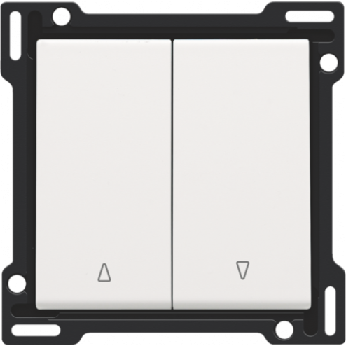 154-65914-Knoppen Tweevoudige Rolluikschakelaar White Coated 154-65914-Niko