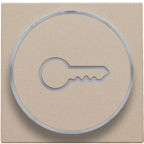 157-64009-Drukknop set 'Sleutel' Champagne Coated 157-64009-Niko