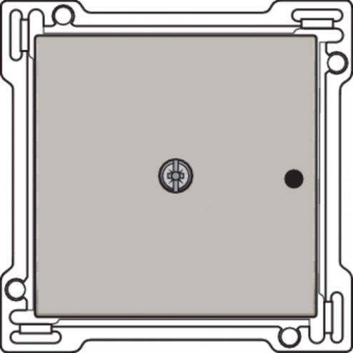 157-77001-Centraalpl RF-Ontvanger Champagne Coated 157-77001-Niko