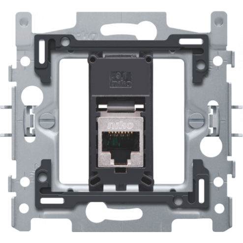 170-65155-Inbouwraam 1 x RJ45 STP CAT5E klauw  170-65155-Niko