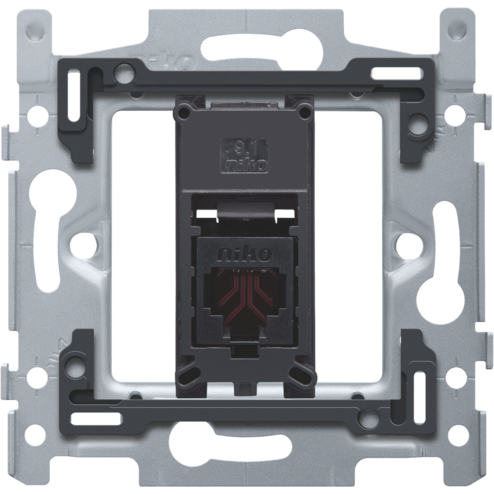 170-65213-Inbouwraam 1 x RJ11 UTP schroef  170-65213-Niko