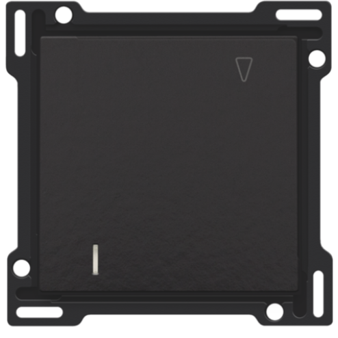 200-61901-Afwerkingsset Hotelkaartschakelaar Piano Black Coated 200-61901-Niko
