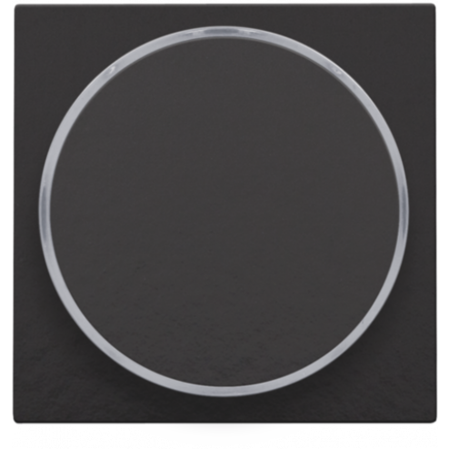 200-64006-Drukknop set zonder symbool Piano Black Coated 200-64006-Niko