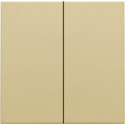 221-31004-Set tweevoudige drukknop voor slimme schakelaar Alu Gold Coated 221-31004-Niko
