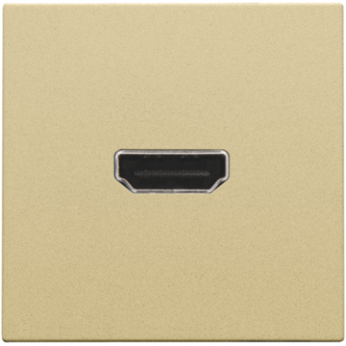 221-69416-Afwerkset HDMI Schroef Alu Gold Coated 221-69416-Niko