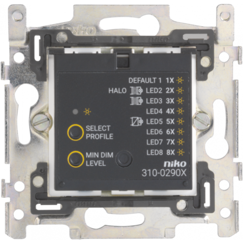 310-02900-Drukknopdimmer Univers,  310-02900-Niko