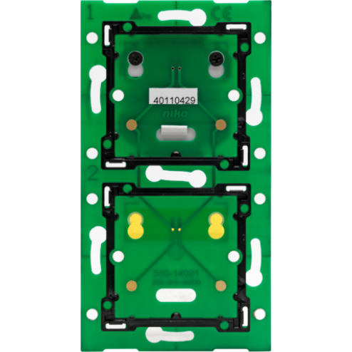 550-14021-Home Control Muurprint 2X Vert,  550-14021-Niko