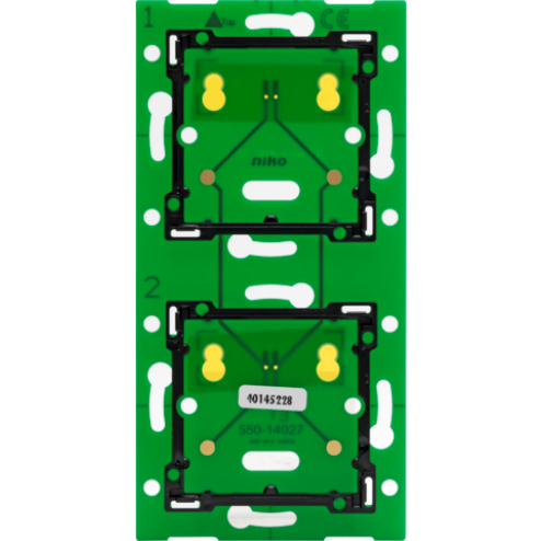 550-14027-Home Control Muurprint 2X Vert,  550-14027-Niko