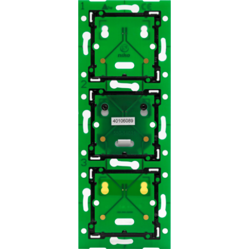 550-14031-Home Control Muurprint 3X Vert,  550-14031-Niko