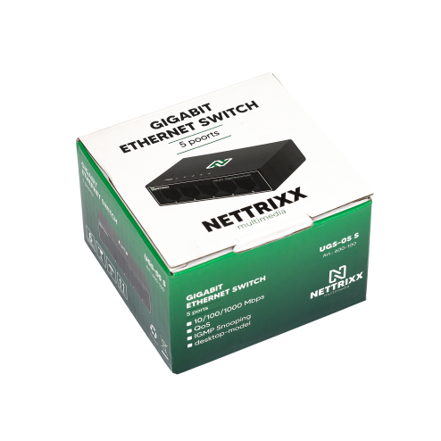NTX600100-5 Poorts Ethernet Switch-Nettrixx Multimedia