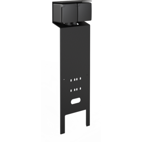 NIK76136655-Tuinpaal essentieel, 2 stopcontacten, zwart-Niko