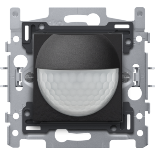 200-78010-Bewegingsmelder 180° met schakelcontact Piano Black Coated 200-78010-Niko