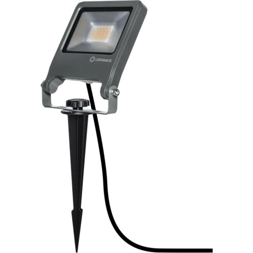 LDV75206861-LEDstraler 20w 3000k ZWART + grondpin-Ledvance