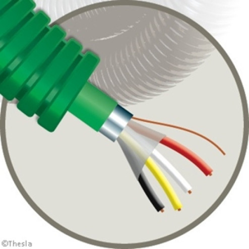 FLEXEIB R 100-Buis flexibel buskabel EIB 2x2x0,8-