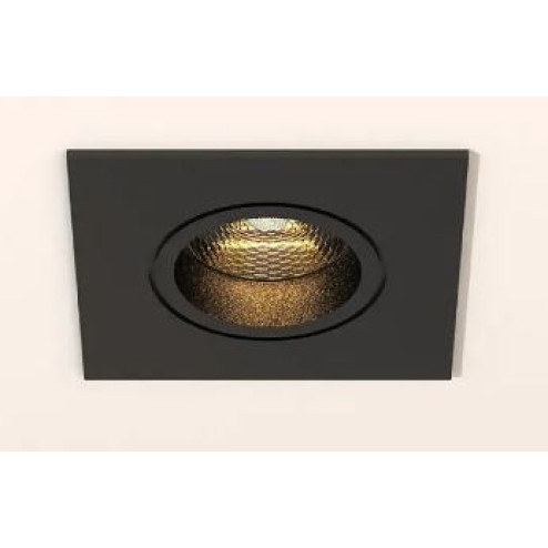 TAL424676-Inbouwspot vierkant GU10 ZWART-TAL