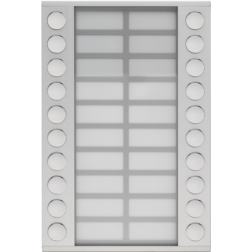 Uitbreiding 2X10 drukknop  10-120-01