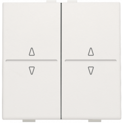 Toets 2X RF / Bus O/N White 101-00010