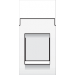 Module 1Xrj45 White White 101-65250