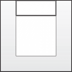 Afdekpl Enkelvoudig White White 101-76101